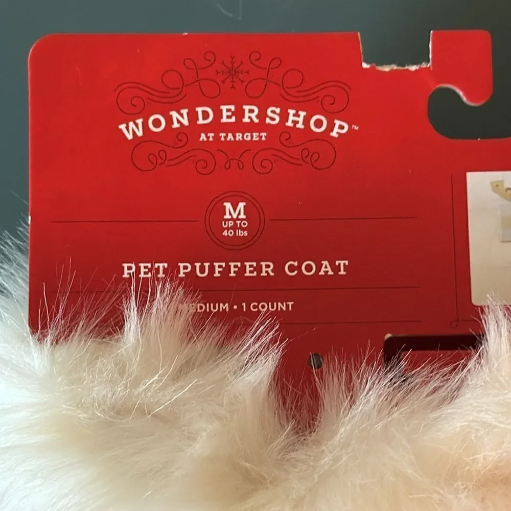 WONDERSHOP Santa Pet Puffer Coat *NEW*